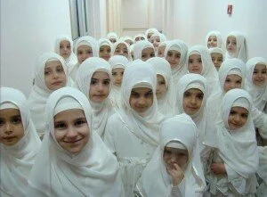 Muslim babies in school