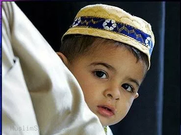 little muslim boy